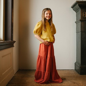 [4/5]Mio Maxi Skirt (rusty red)