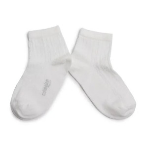 Pointelle Summer Socks #908 Blanc Neige