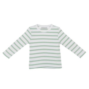 [4/5y]Seafoam Stripeed Tshirt