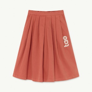 [4/8y]Cat Skirt red 21132-121-FN