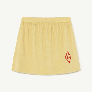 [4y]Plain Wombat Skirt yellow 22035-247-AX