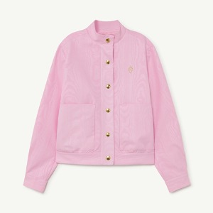 [4y/택없음]Moare Tiger Jacket pink 22158-186-CE