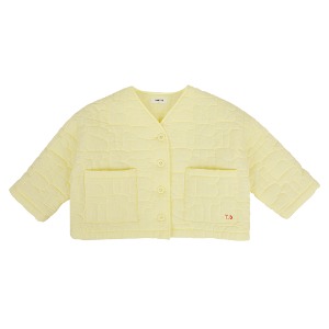TB Quilted Jacket light yellow
