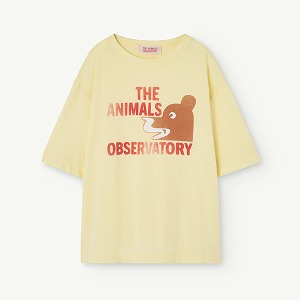 Rooster Oversized Tshirt soft yellow 24021-081-CN