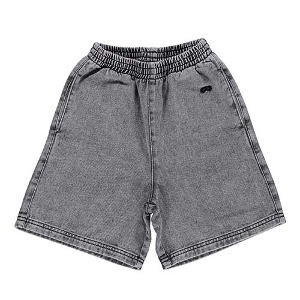 [6/7y]Vintage Washed Denim Shorts #085