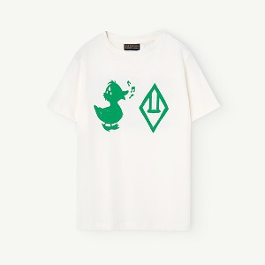 [2y]Rooster Tshirt white 24168-036-GE