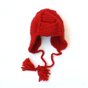 April showers Davis Wool hat (red) 