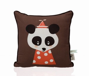 ferm living posey panda organic pillow