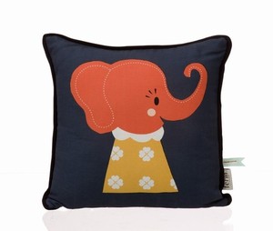 ferm living elle elephant organic pillow