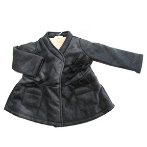 Talc 22B Black Fake Leather Jacket 110500→