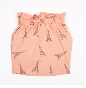 Mini rodini Eiffel Bergamo Skirt (pink/organic)