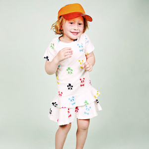 Mini rodini Frill Dress Multipanda (multicolor) 
