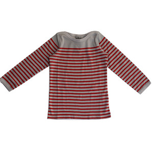 Bonton Stripe L/S Tshirt (gris) 