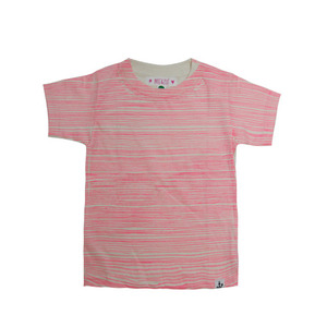 Noe &amp; Zoe Lotta Short Sleeve Organic Tshirt (pink stripe)
