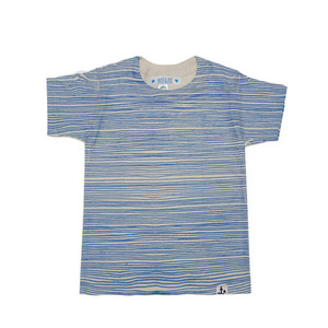 Noe &amp; Zoe Lotta Short Sleeve Organic Tshirt (blue stripe) 