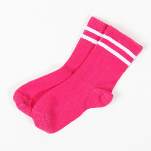 50%_Stripe Socks (pink)