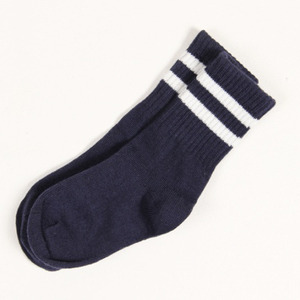 50%_Stripe Socks (navy)