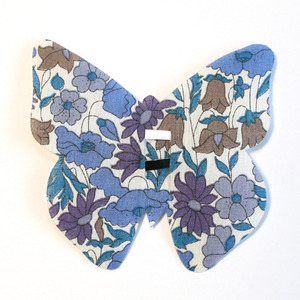[재입고] The new butterflies by Silo (Liberty Poppy &amp; Daisy bleu/violet)