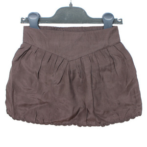 Brown Silk Skirt