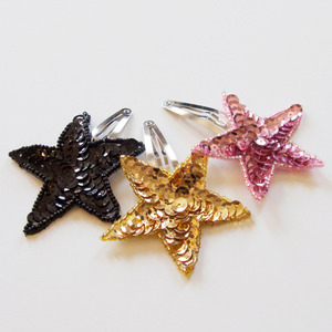 [재입고]Sequins Star Hair Pin (3colors)