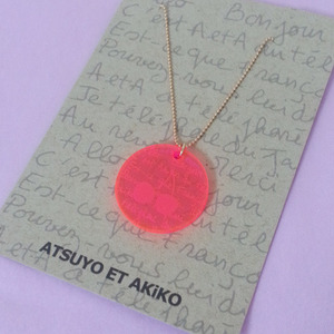 Cherries Necklace (pink)