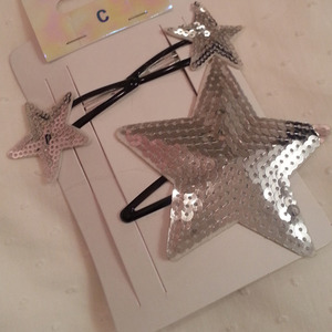 Sequins Star Hairpin (silver)