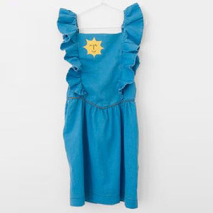 Vintage dress denim blue #89
