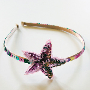Star Rainbow Hairband (pink)