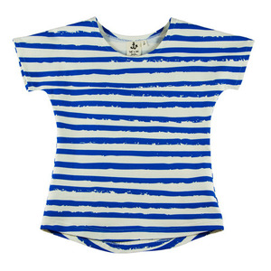 (2y) Girls Tshirt (blue stripe)