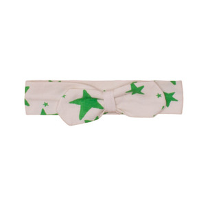 Baby Headband (green stars)
