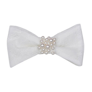 Bow Hairclip (off white)