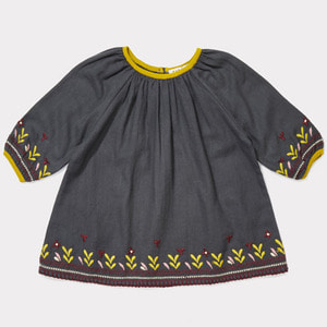 (18m)Lydford Baby Dress (dark slate)