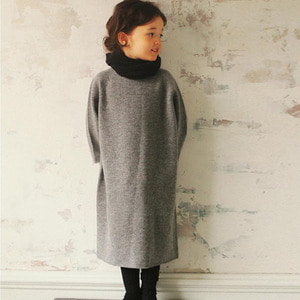 [2,4y]Knit Dress #02 (gray)