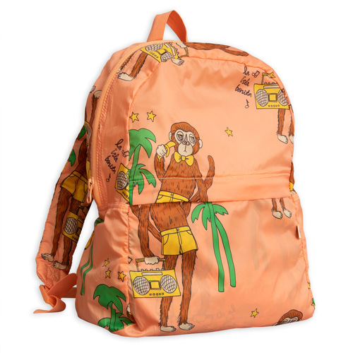 Monkey Lightweight Backpack (pink)