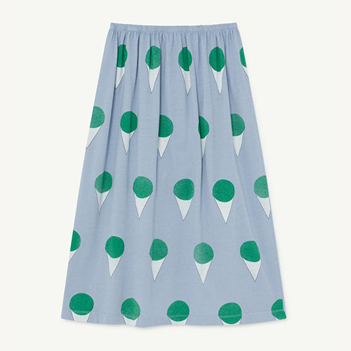 [8y]Ladybug Skirt 1132_022 (blue icecream)
