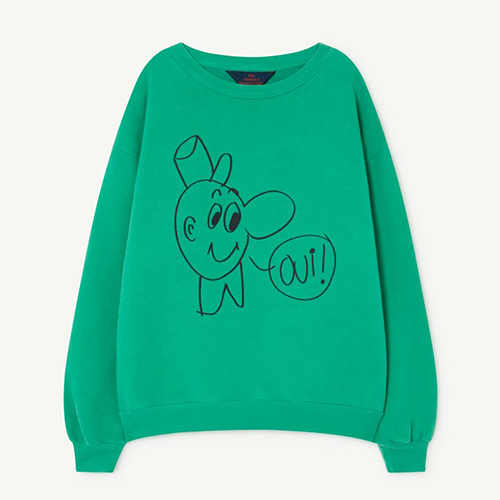 [4y]Bear Sweatshirt 1139_197 (green oui)