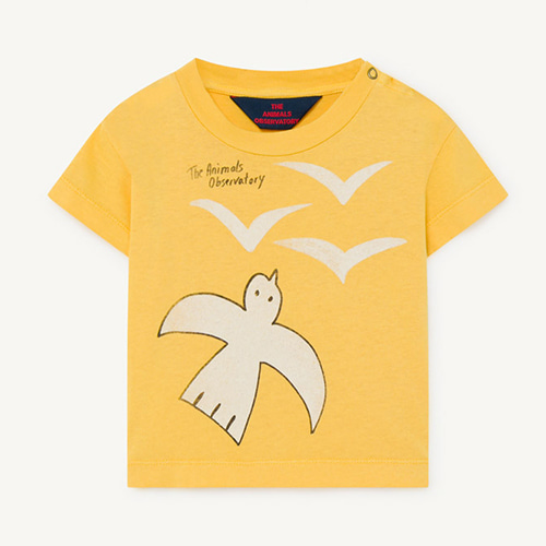 Rooster Baby Tshirt 1126_016 (yellow birds)