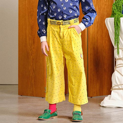 [3/8/10y]Emu Trousers 1363_203 (yellow dots)