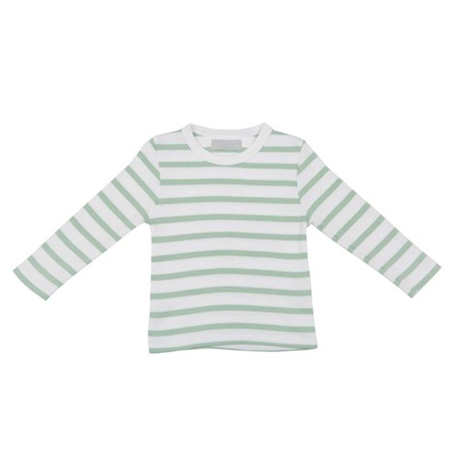 [4/5y]Seafoam Stripeed Tshirt