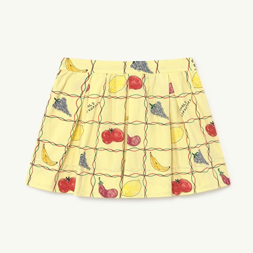 [6y]Bird Skirt yellow fruit 21137_231_EC