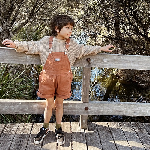 [4y]Parklife Overall Rust