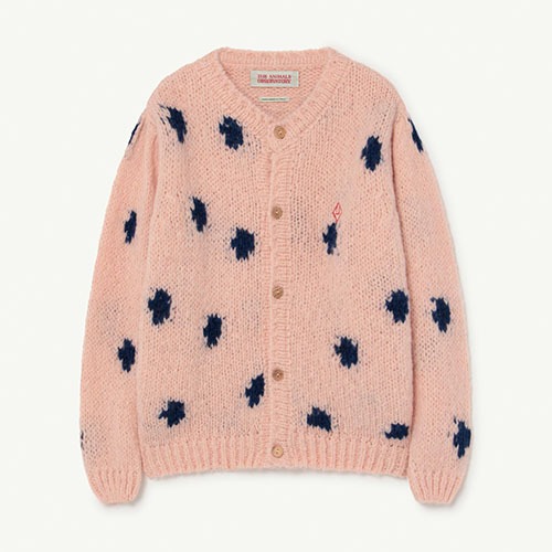 Dots Racoon Cardigan pink 21093-046-CE