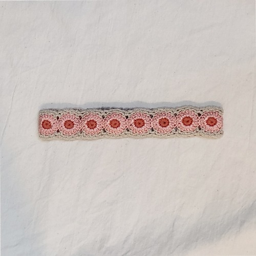 Crochet Hairband (dusty pink)