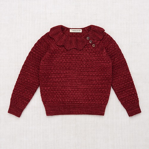 Flower Pullover (cranberry)