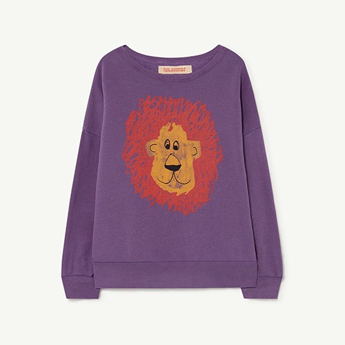 [12y]Big Bear Sweatshirt purple lion 22018-259-BI