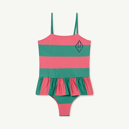 [6ㅛ]Clownfish Swimsuit pink stripes 22046-250-CG