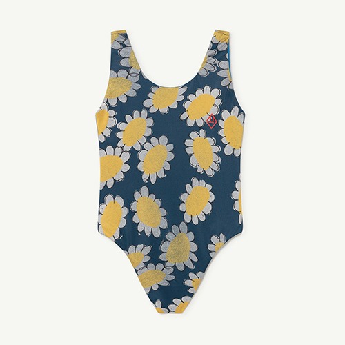 [4y]Trout Swimsuit navy flowers 22048-161-CK