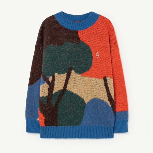 [8/10y]Landscape Bull Sweater multicolor 22104-190-CE