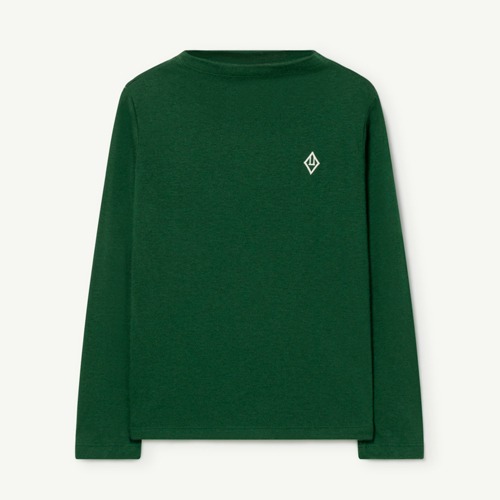 [6y]Deer Tshirt green 22009-146-CE