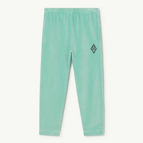 [12y]Velvet Camaleon Pants turquoise 22020-280-AX